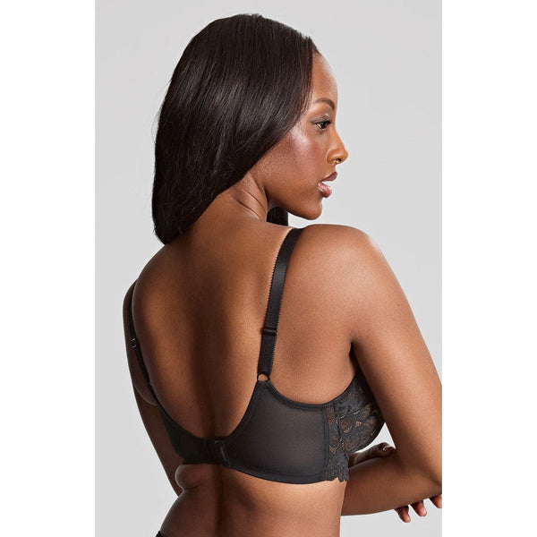 Panache Ladies Allure Full Cup Bra Black Latte Ellie and Bea