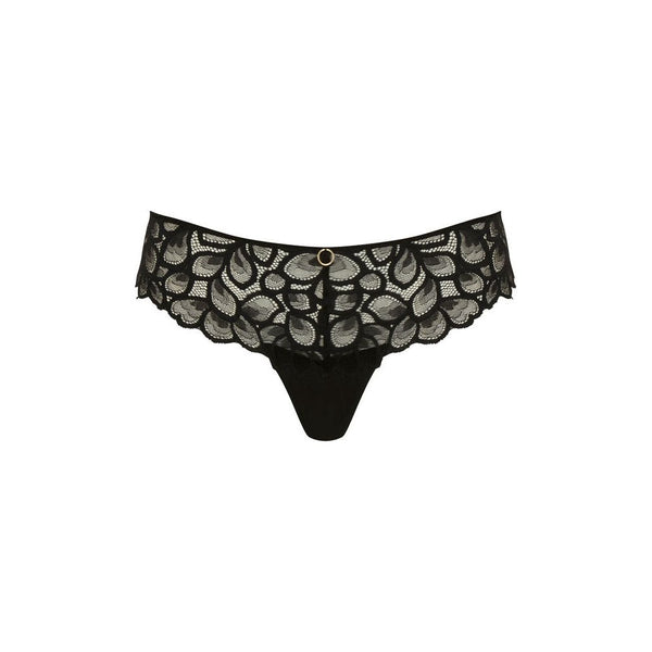 Panache Ladies Allure Thong - Black/Latte