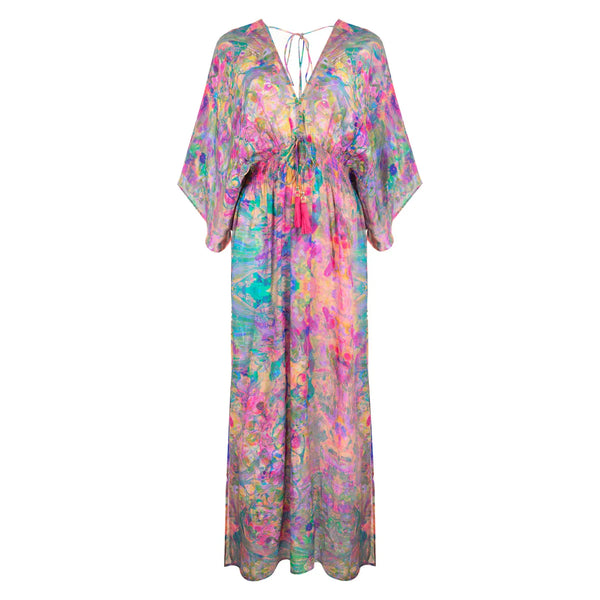 Capri Maxi Kimono Dress - Fantasia