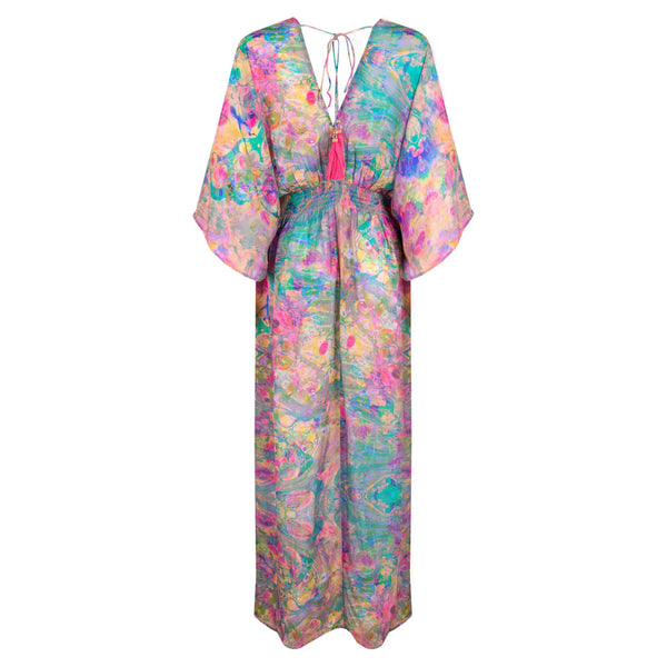 Capri Maxi Kimono Dress - Fantasia