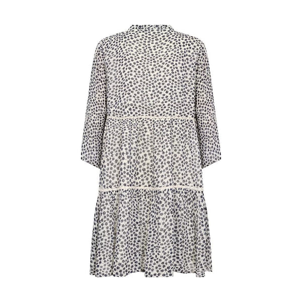 Part Two Ladies NibiPW Dress - Navy Mini Grid Flower