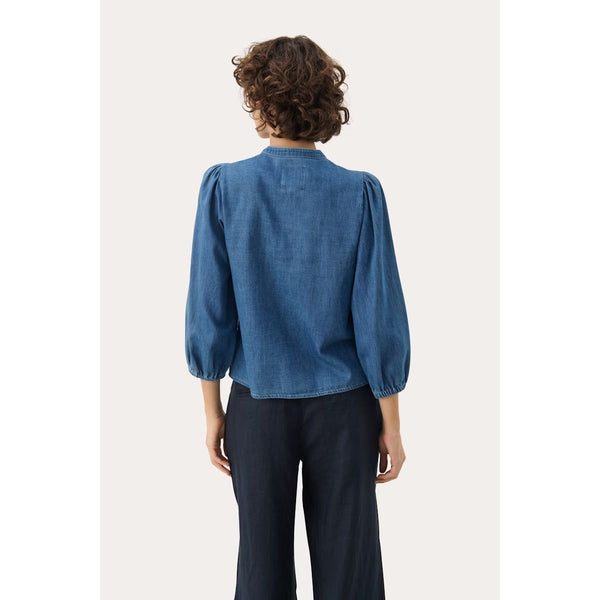 Part Two Ladies NicoliePW Shirt - Medium Denim Blue