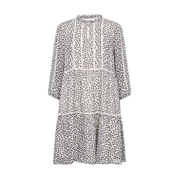 Part Two Ladies NibiPW Dress - Navy Mini Grid Flower