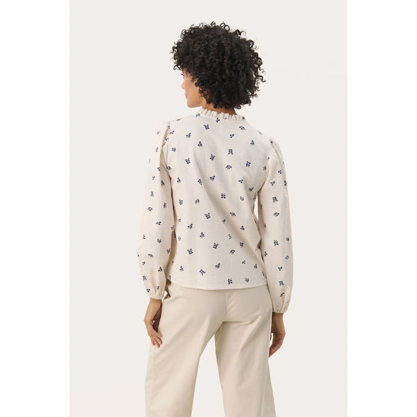 Part Two Ladies EimyPW Blouse - Blue Bouquet Print