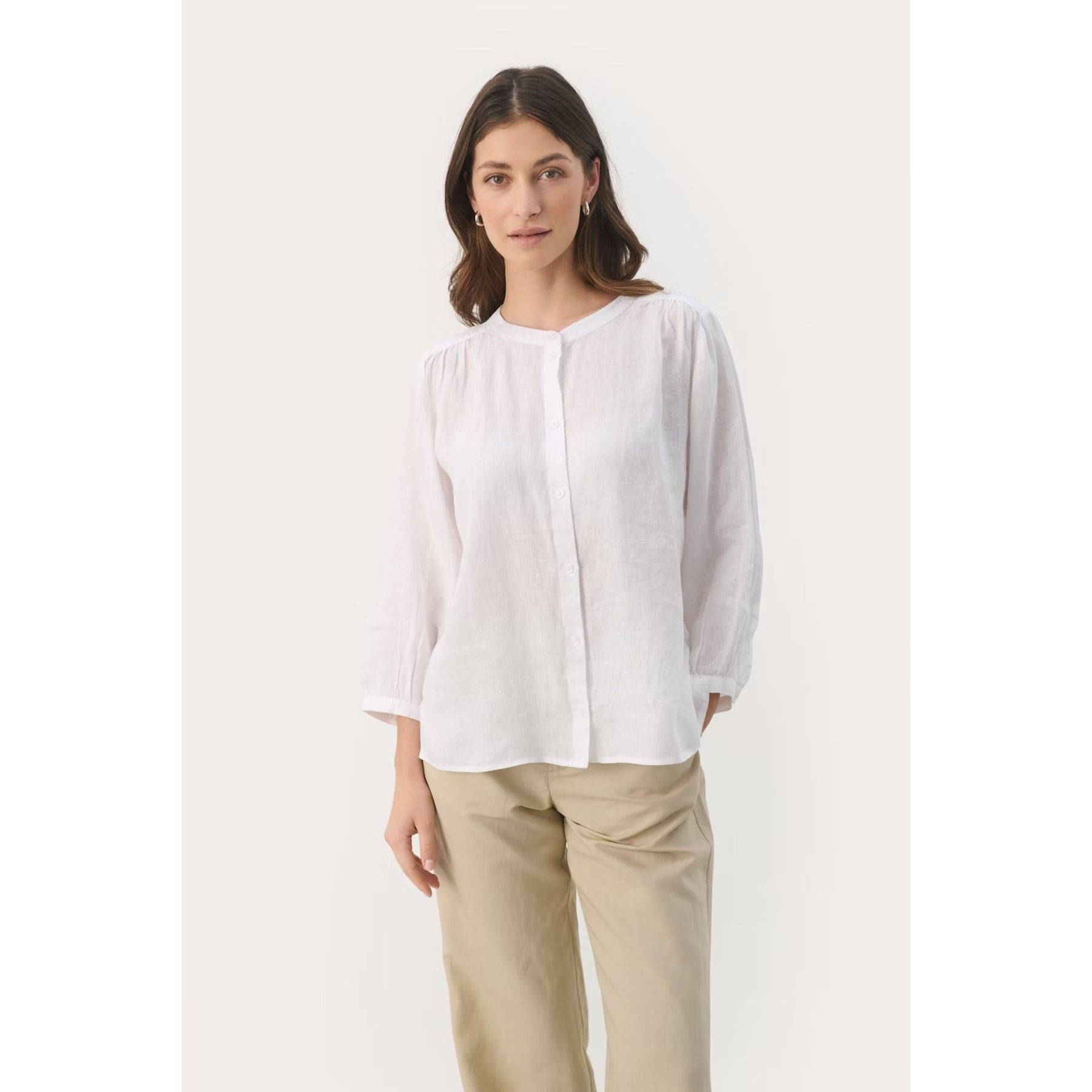 Part Two Ladies PersillesPW Top - Bright White