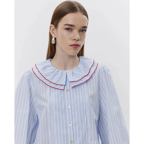 Sofie Schnoor Ladies Alexasw Shirt - Blue Striped