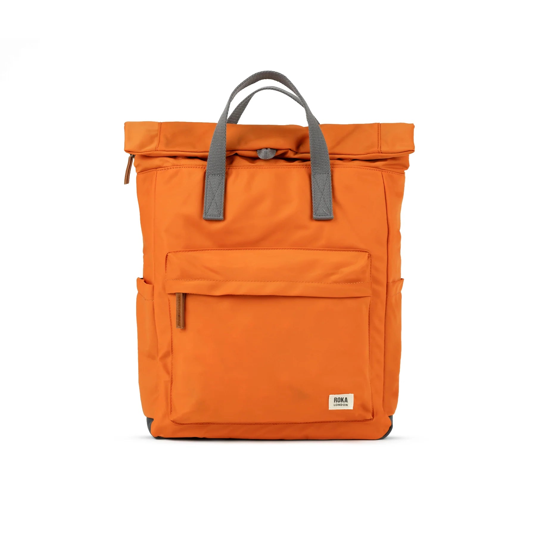 ROKA London Canfield B Small Recycled Nylon Backpack - Burnt Orange