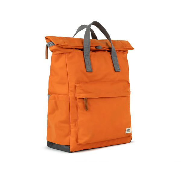 ROKA London Canfield B Small Recycled Nylon Backpack - Burnt Orange