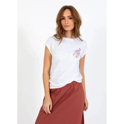 Coster Copenhagen Ladies CC Heart Lobster T-Shirt