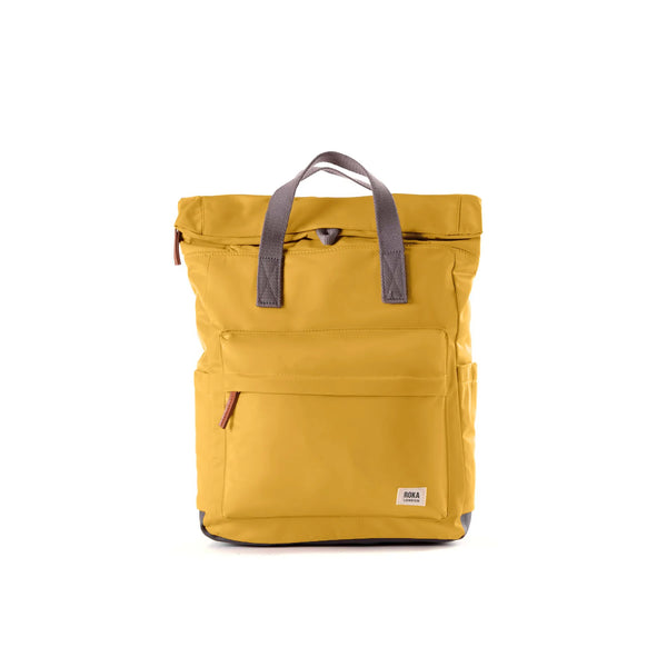 ROKA London Canfield B Small Recycled Nylon Backpack - Corn