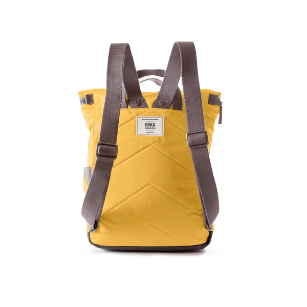 ROKA London Canfield B Small Recycled Nylon Backpack - Corn