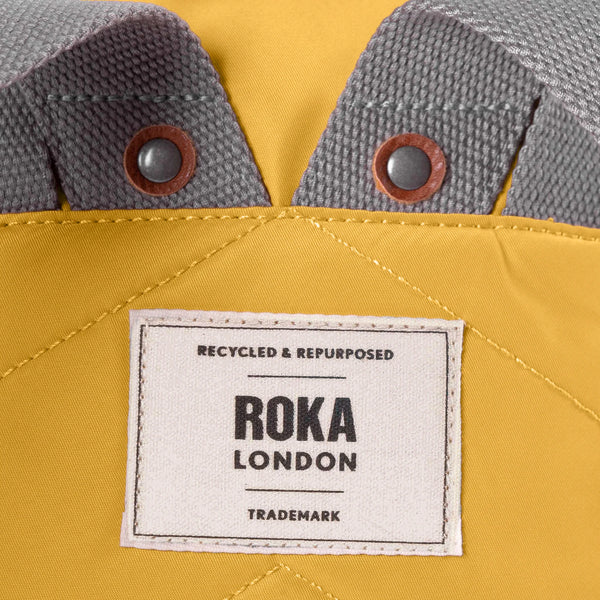 ROKA London Canfield B Small Recycled Nylon Backpack - Corn