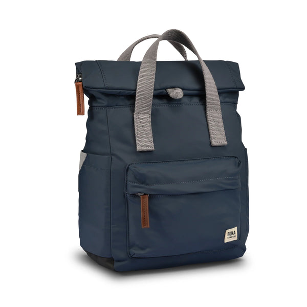 ROKA London Canfield B Small Recycled Nylon Backpack - Smoke