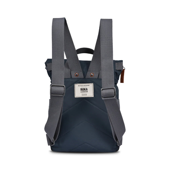 ROKA London Canfield B Small Recycled Nylon Backpack - Smoke