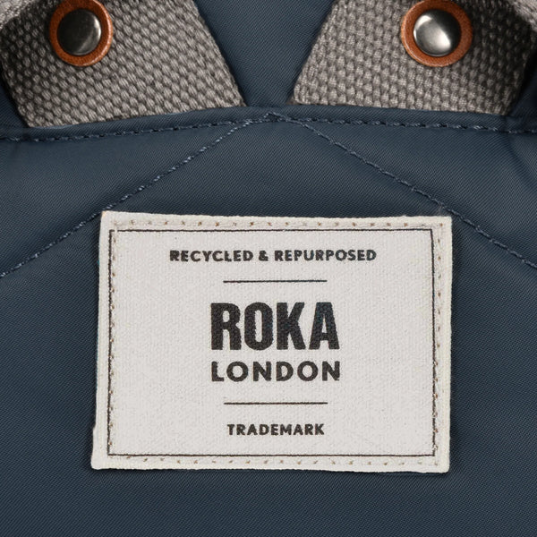 ROKA London Canfield B Small Recycled Nylon Backpack - Smoke