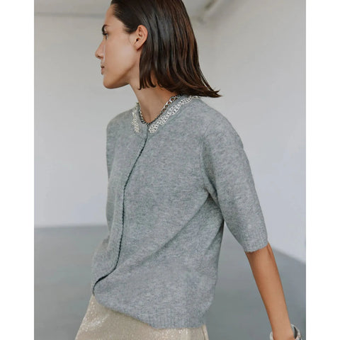 Sofie Schnoor  Ladies Ellerysw Cardigan - Grey