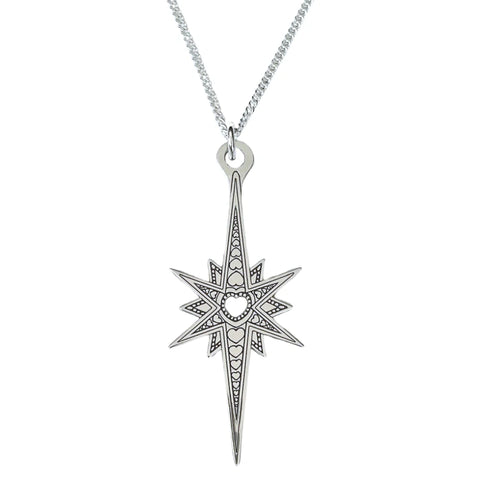 Cartergore Sterling Silver Eternal Star Necklace