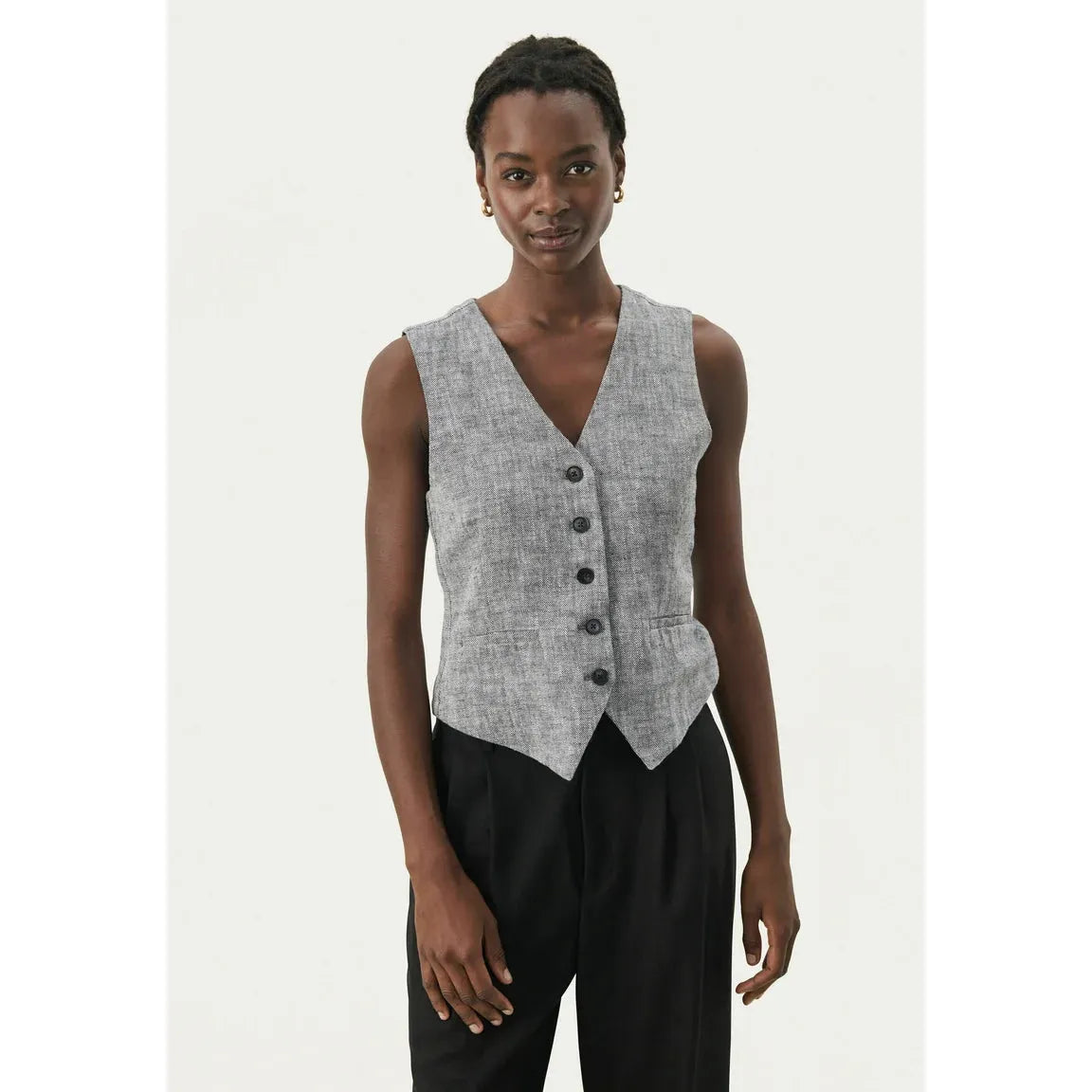 Part Two Ladies Nadhia Waistcoat - After Midnight