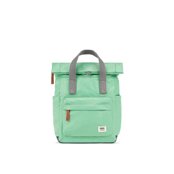 ROKA London Canfield B Small Recycled Nylon Backpack - Matcha