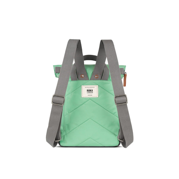 ROKA London Canfield B Small Recycled Nylon Backpack - Matcha