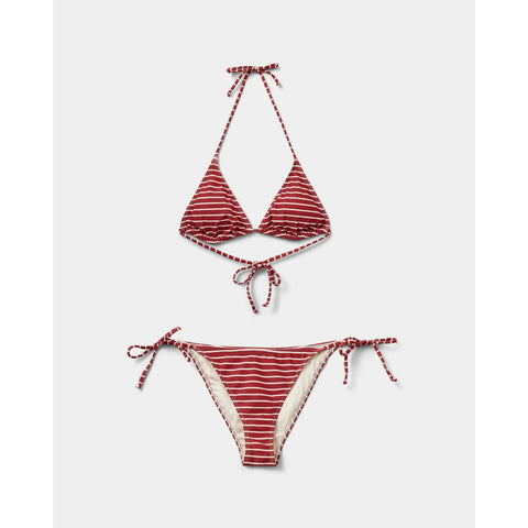 Sofie Schnoor Ladies Novahsw Swimsuit - Red Striped