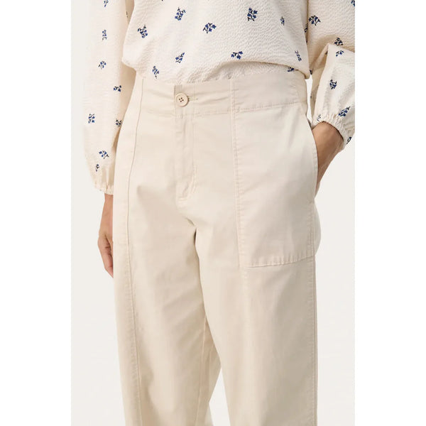 Part Two Ladies NettaPW Trousers - French Oak White
