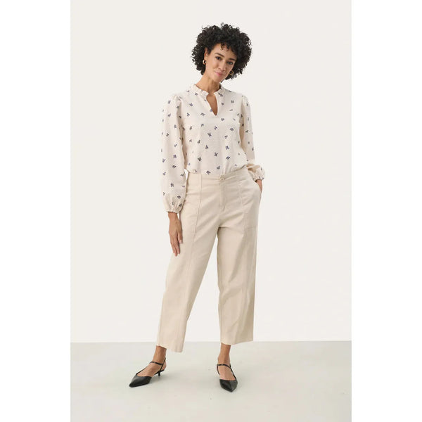 Part Two Ladies NettaPW Trousers - French Oak White