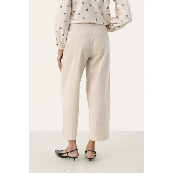 Part Two Ladies NettaPW Trousers - French Oak White