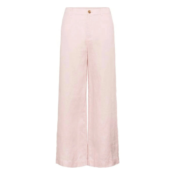 Part Two Ladies NinnesPW Linen Trousers - Pink