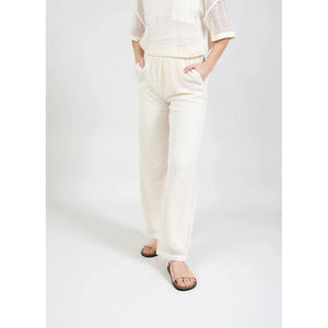 Coster Copenhagen Ladies Mesh Trousers - Creme