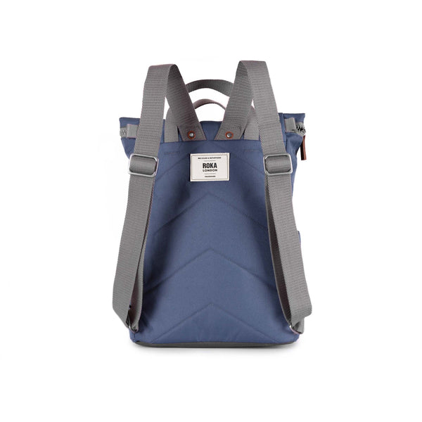 ROKA London Finchley A Large Recycled Canvas Backpack - Airforce