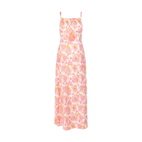 Place du Soleil Ladies Rosa Pink Dress with Thin Straps 405