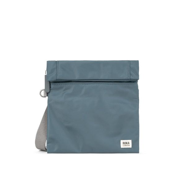 ROKA London Stratford Small Recycled Nylon Bag - Smoke