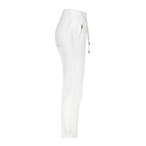 Tessy Crop Joggers - White 74cm