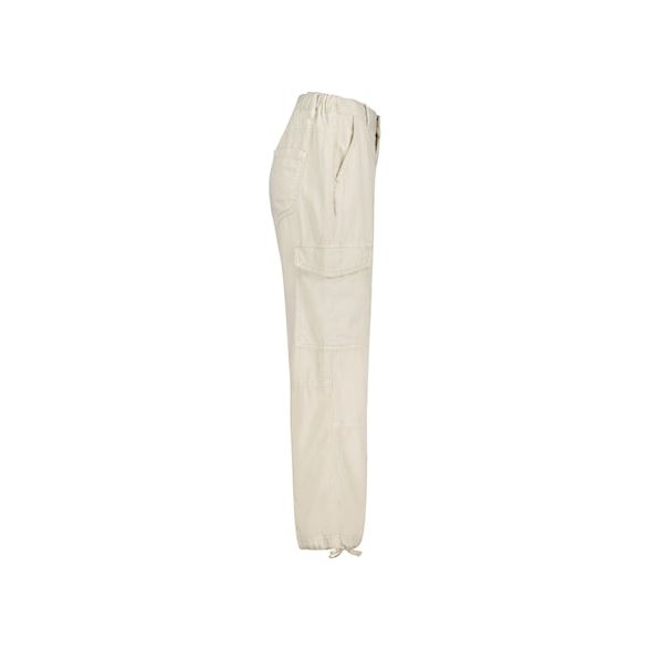 Conny Cargo Cotton/Linen Trousers - Pearl