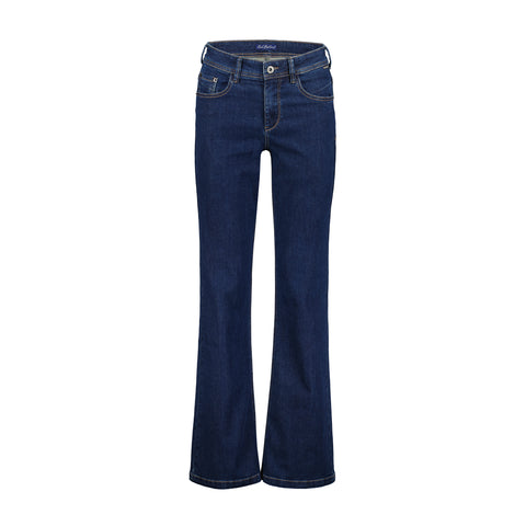 Colette 5 Pocket Wide Leg Jean - Dark Blue