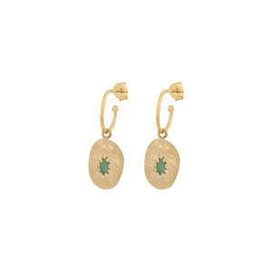 Louise Hendricks Felix Earrings - Emerald