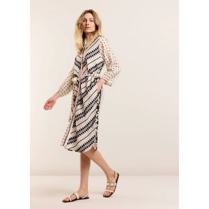 Jacquard Tunic Dress - Cream