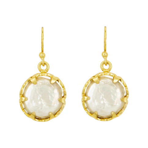 Ashiana London Ladies Petit Pearl Earrings - Freshwater Pearl