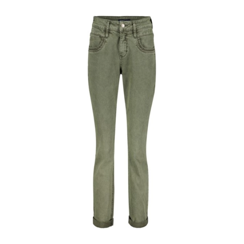 Red Button Ladies Sissy Slim Leg Jeans - Dark Khaki