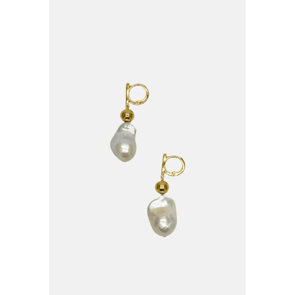 Gisel B Ladies Aimee Pearl Earrings