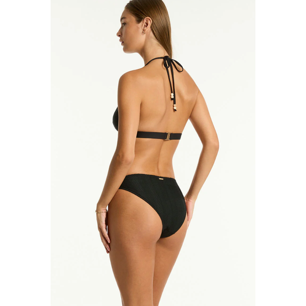 Sea Level Australia Ladies Caracus Cheeky Bikini Pant - Black