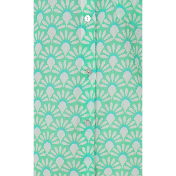 Luella Ladies Lisbon Cotton Shirt - Aqua