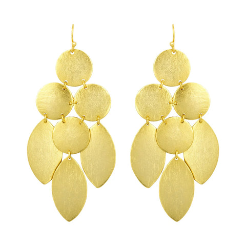 Ashiana London Ladies Mini Cheyenne Earrings - Gold