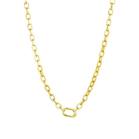 Ashiana London Ladies Bardot Chain Necklace - Gold