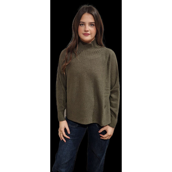 Ellie and Bea Ladies Sara Funnel Neck Sweater