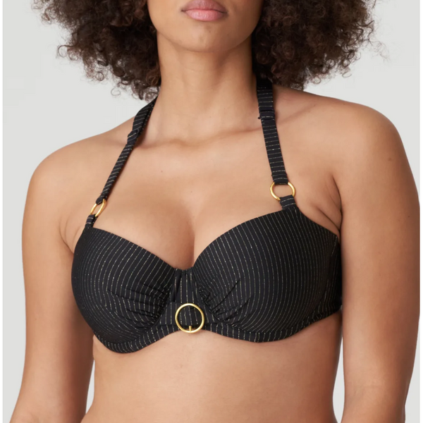 Prima Donna Swim Solta Bikini Top - Black/Gold